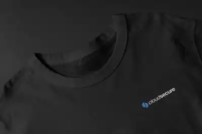 T Shirt Black Logo 2 Colour