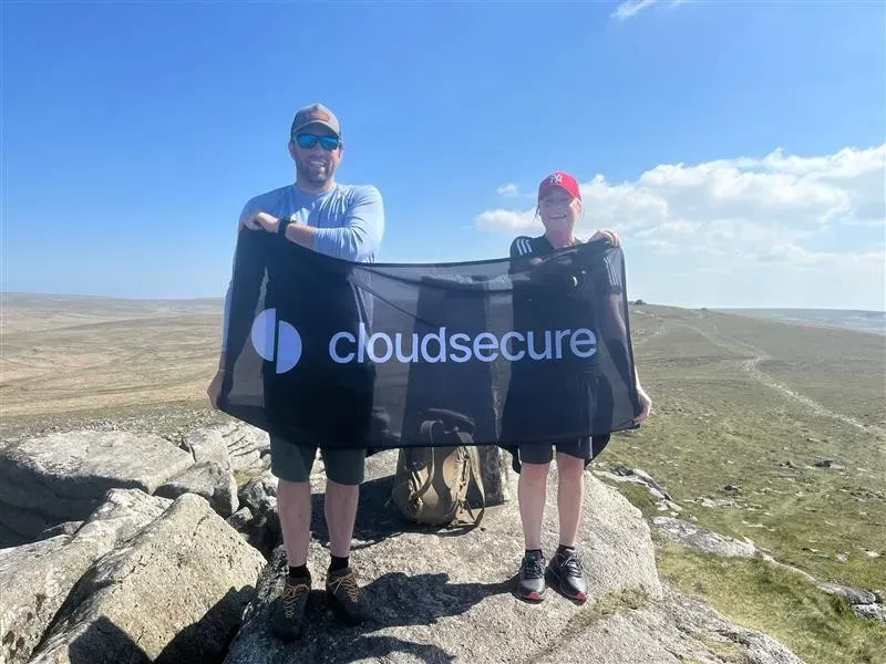 Ben and Cathy on top of Yes Tor